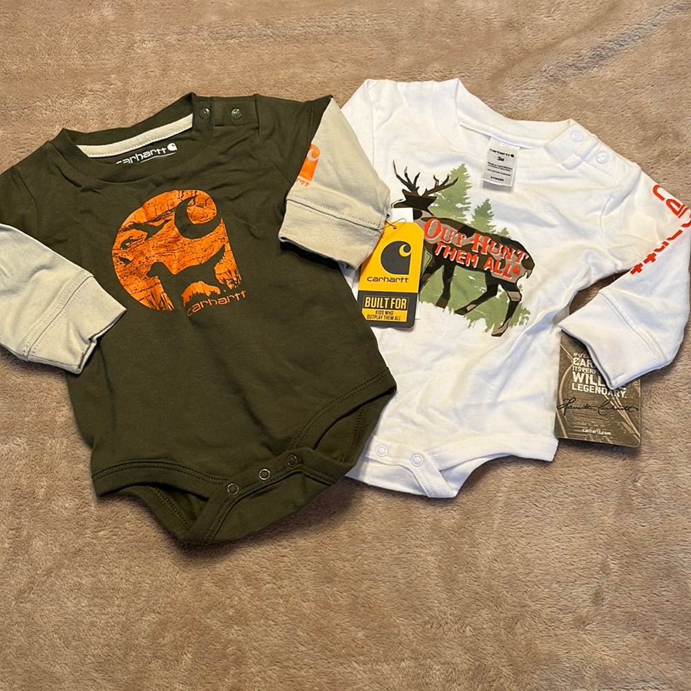Baby boy Carhartt onesies